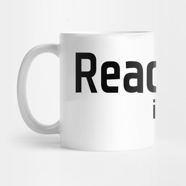 reading is sexy - black text by NotesNwords